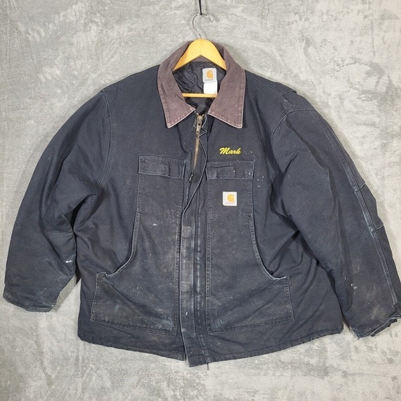Carhartt Other - Vtg Carhartt Mens 3XL C03 Arctic Quilt Lined Duck Canvas Coat Jacket USA MADE